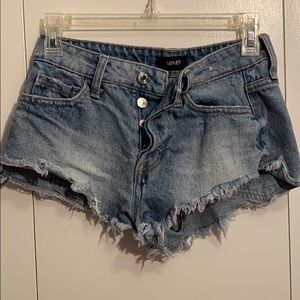 High waisted Jean Shorts